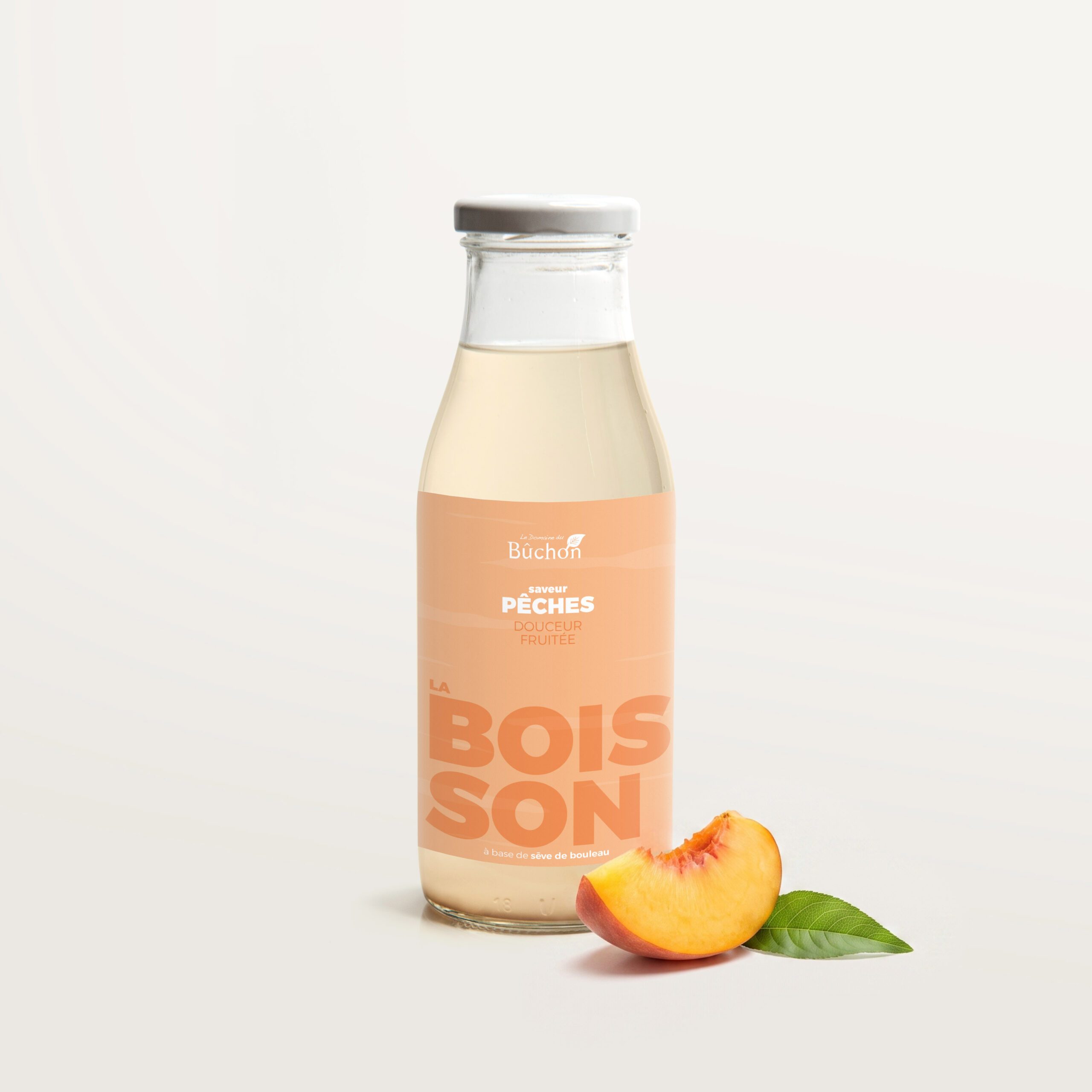 Boisson sève de bouleau bio goût pêche